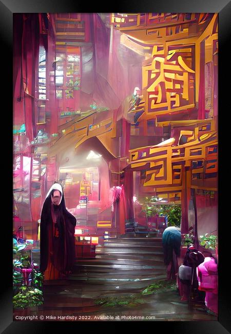 Chi Lin Nunnery Hong Kong Framed Print by Mike Hardisty