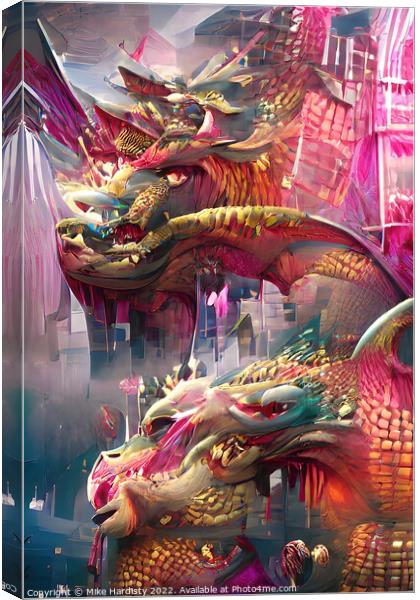 Dragons Back Hong Kong Canvas Print by Mike Hardisty