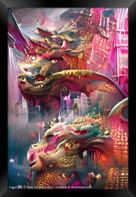 Dragons Back Hong Kong Framed Print by Mike Hardisty