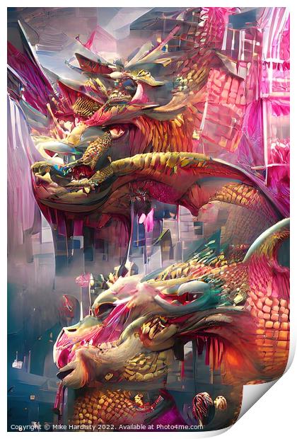Dragons Back Hong Kong Print by Mike Hardisty