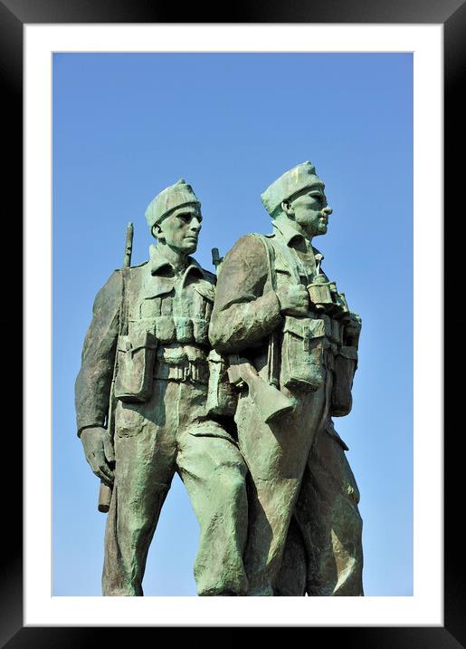 WWII Commando Memorial, Scotland Framed Mounted Print by Arterra 