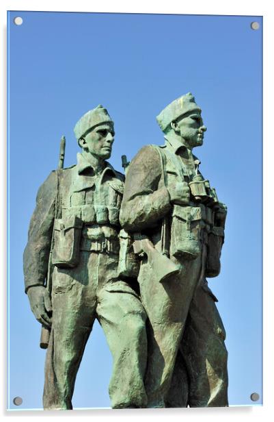 WWII Commando Memorial, Scotland Acrylic by Arterra 
