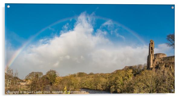 Barney Rainbow Jan 2022 (2) Acrylic by Richard Laidler