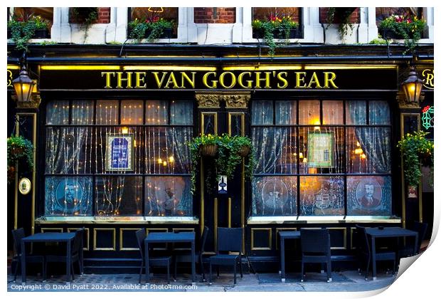 Van Gogh Ear Pub Print by David Pyatt