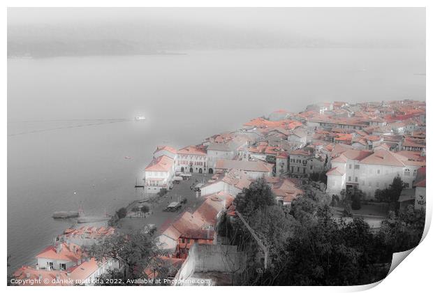 DREAMY EFFECT  on  on panoramic view of the city   Print by daniele mattioda