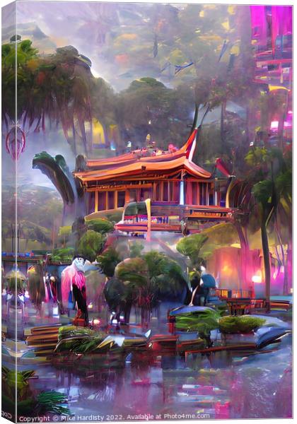 Nan Lian Garden Hong Kong  Canvas Print by Mike Hardisty