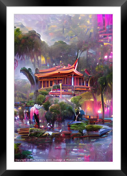 Nan Lian Garden Hong Kong  Framed Mounted Print by Mike Hardisty