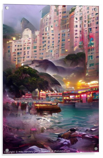 Repulse Bay Hong Kong Acrylic by Mike Hardisty