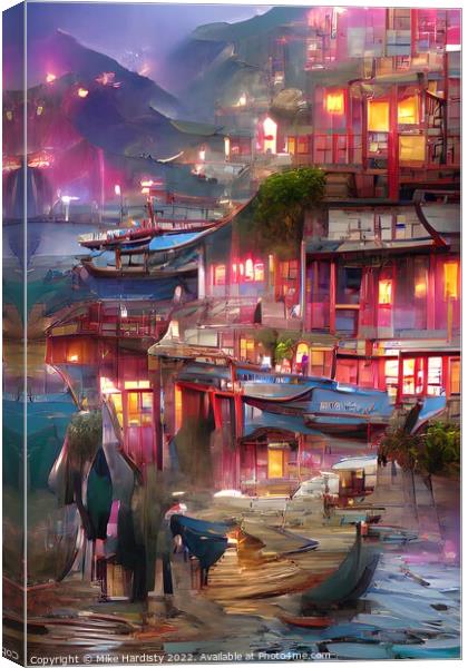 Tai O Hong Kong Canvas Print by Mike Hardisty