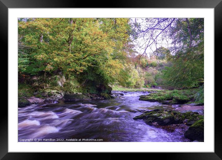 Roe Valley country park,Limavady,Northern Ireland Framed Mounted Print by jim Hamilton