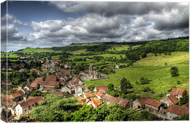 Rochepot village Canvas Print by Andy Wager