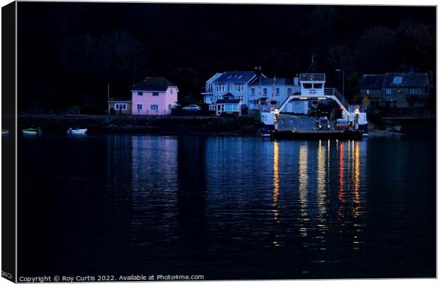 Dartmouth - Early Morning Ferry Canvas Print by Roy Curtis