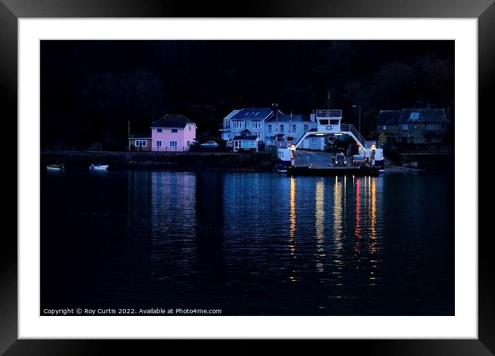 Dartmouth - Early Morning Ferry Framed Mounted Print by Roy Curtis