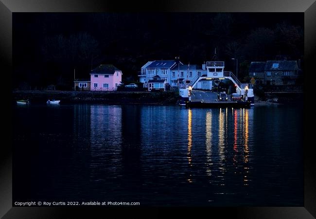 Dartmouth - Early Morning Ferry Framed Print by Roy Curtis