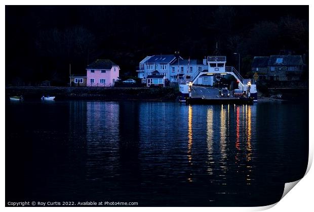 Dartmouth - Early Morning Ferry Print by Roy Curtis