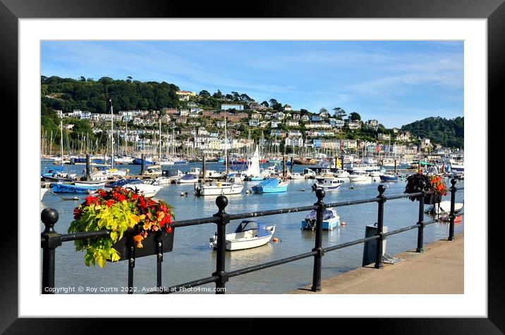 Dartmouth View to Kingswear Framed Mounted Print by Roy Curtis