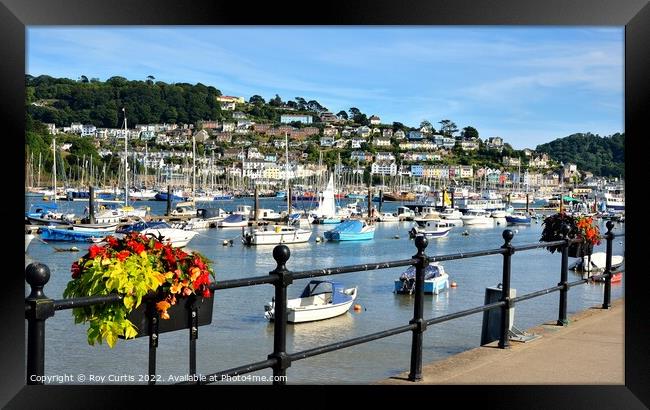 Dartmouth View to Kingswear Framed Print by Roy Curtis