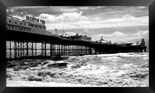 Brighton Pier Framed Print by Andy Wager