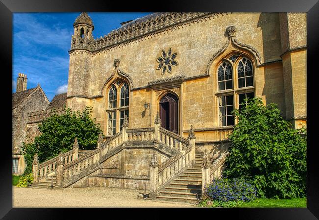 Lacock Abbey Fox Talbot Museum Front Framed Print by Helkoryo Photography