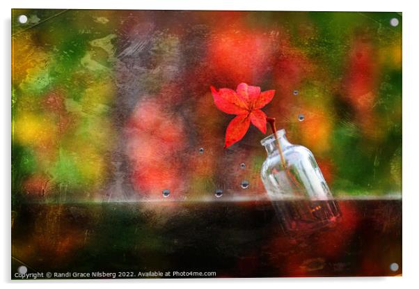 Beautiful Fall Fantasy Acrylic by Randi Grace Nilsberg
