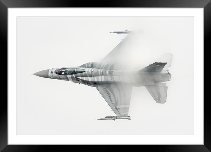 Polish F-16 Viper Framed Mounted Print by J Biggadike
