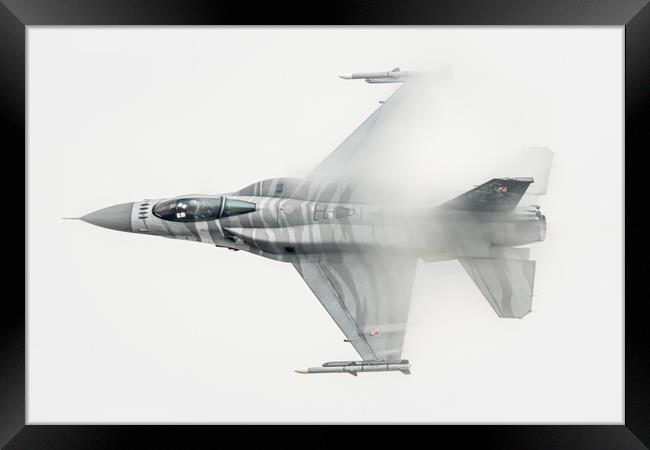 Polish F-16 Viper Framed Print by J Biggadike