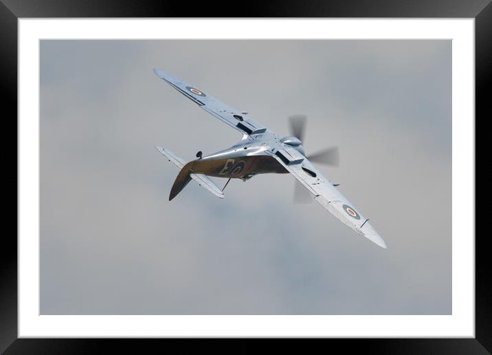 Spitfire Mk IX MK356 Framed Mounted Print by J Biggadike