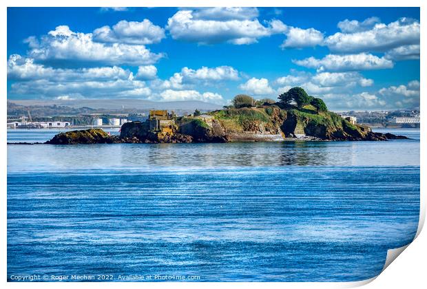 Mystical Drakes Island Print by Roger Mechan