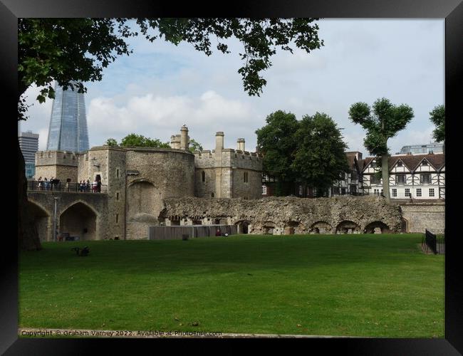 Tower of London through the years Framed Print by Graham Varney