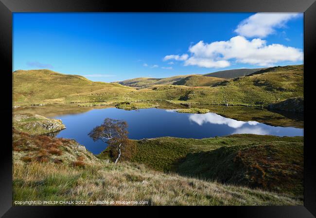 Angle tarn in the lake district  664 Framed Print by PHILIP CHALK