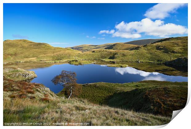 Angle tarn in the lake district  664 Print by PHILIP CHALK