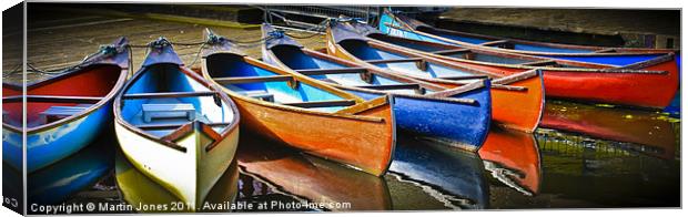 Boats for Hire Canvas Print by K7 Photography