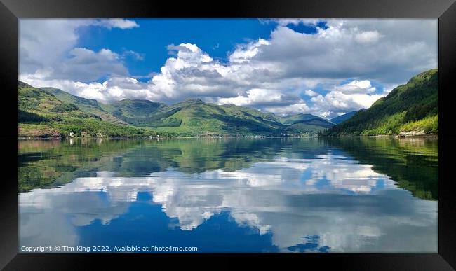 Calm on Loch Goil Framed Print by Tim King