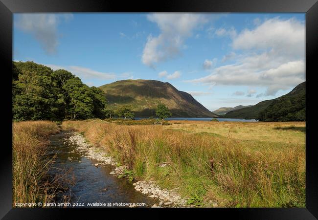 Crummock Water Framed Print by Sarah Smith