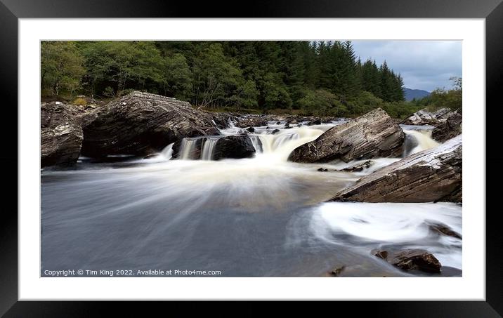 The Witches Pool, River Orchy Framed Mounted Print by Tim King