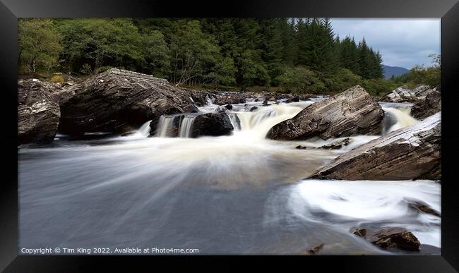 The Witches Pool, River Orchy Framed Print by Tim King