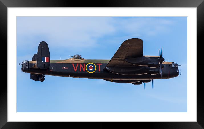 Closeup of the Lancaster bomber Framed Mounted Print by Jason Wells