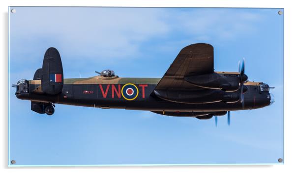 Closeup of the Lancaster bomber Acrylic by Jason Wells