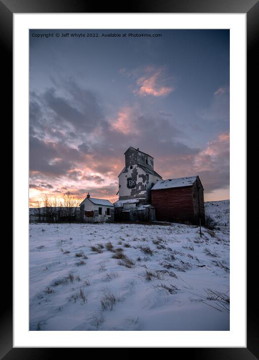 Sharples Alberta Framed Mounted Print by Jeff Whyte