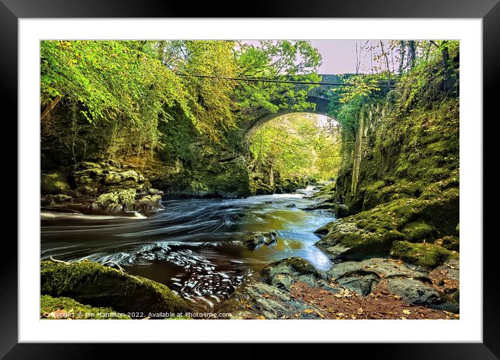 Roe Valley country park,Limavady,Northern Ireland Framed Mounted Print by jim Hamilton