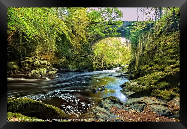 Roe Valley country park,Limavady,Northern Ireland Framed Print by jim Hamilton