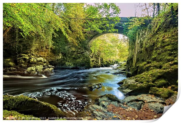 Roe Valley country park,Limavady,Northern Ireland Print by jim Hamilton