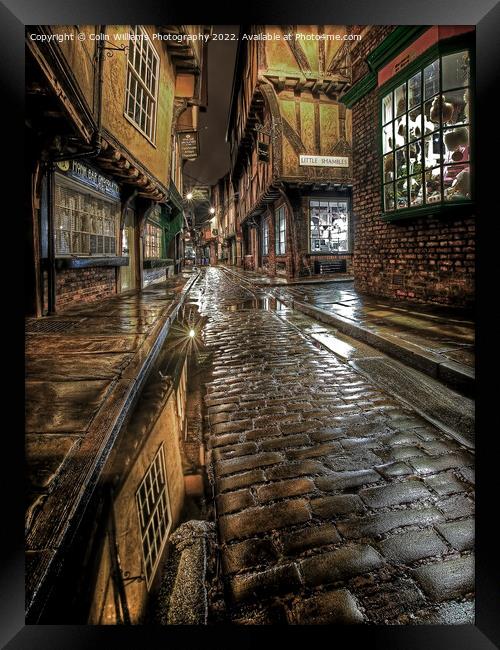 The Shambles Reflections York 3 Framed Print by Colin Williams Photography