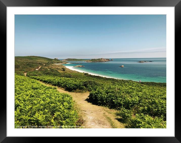 Coastal Paradise Isles of Scilly Framed Mounted Print by Simon Marlow