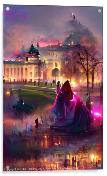 Charlottenburg Palace Berlin  Acrylic by Mike Hardisty
