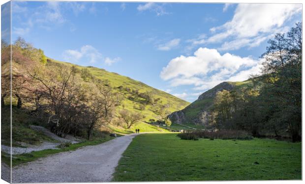 Pathway alongside the River Dove Canvas Print by Jason Wells