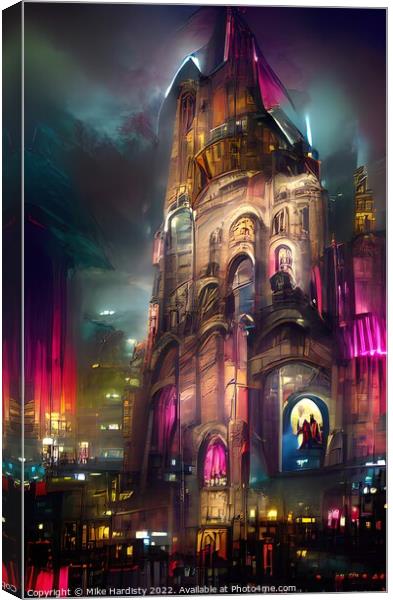 Kaiser Wilhelm Memorial Church Berlin Canvas Print by Mike Hardisty