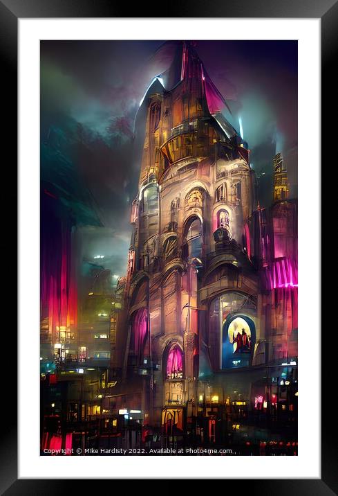 Kaiser Wilhelm Memorial Church Berlin Framed Mounted Print by Mike Hardisty