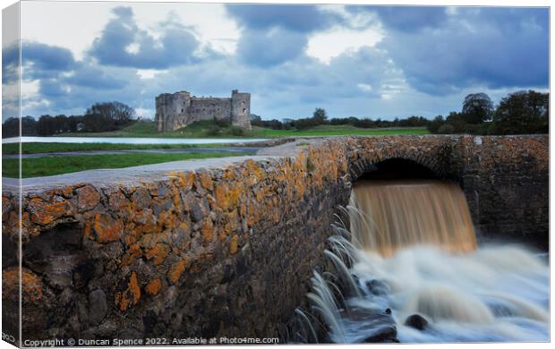 Carew Castle, Wales Canvas Print by Duncan Spence