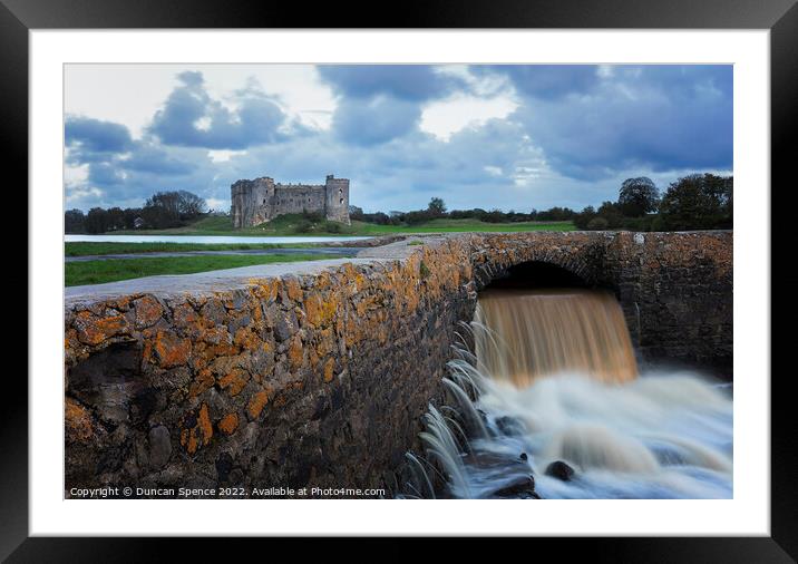Carew Castle, Wales Framed Mounted Print by Duncan Spence